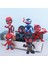 Marvel 6lı Anime Karakter Figür Oyuncak Seti Spiderman Black S.man Venom Carnage Deadpool Bir Arada 1