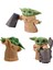 The Mandalorian Baby Yoda Grogu Bebek Yoda Aksiyon Figür Oyuncak Seti 3 Yoda Figürü Bir Arada Set A 1