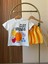 Çocuk Pamuklu Beyaz Zest Friends Baskılı T-Shirt ve Turuncu Şort Takımı 2