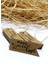 Kraft Flama Şeklinde "made With Love" Baskılı Kart (50 Adet) 2,5- 6,5 cm 4