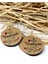 Hand Made With Love Kart 100 Adet Kraft Etiket 3,8 cm 4