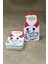 Noel Baba Temalı Yeni Yıl Etiketi - Mutlu Yıllar - Yılbaşı Etiketi (4 X7,5 Cm) 40 Adet 1