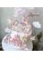 Unicorn Temalı Kız Çocuk Doğum Günü Kişiye Özel 3D Pasta Parti Süsü Seti Cake Topper 2