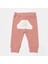 Bibaby Biorganic Waffle Deer And Bird Bebek Pantolon 57895 Ekru Gül Kurusu 1