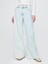 Kadın Mavi High Rise Stride Wide-Leg Jean Pantolon 5