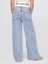 Kadın Açık Mavi Mid Rise Ultrasoft Boxer Baggy Jean Pantolon 3