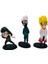 Naruto Shippuden Anime Figür Karakter Kakashi Hatake Hyuga Minato Namikaze 3’lü Oyuncak Seti 3