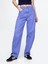 Kadın Mavi High Rise Barrel Jean Pantolon 5