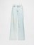 Kadın Mavi High Rise Stride Wide-Leg Jean Pantolon 2