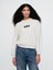 Kadın Bej Vintage Soft Oversize Gap Logo Sweatshirt 1
