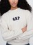 Kadın Bej Vintage Soft Oversize Gap Logo Sweatshirt 3