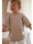Vizon Bisiklet Yaka Oversize T-Shirt Bebek - Çocuk 3