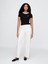 Kadın Siyah Gap Logo Crop T-Shirt 5