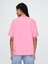 Kadın Pembe Organik Pamuk Vintagesoft Heavyweight T-Shirt 4