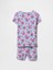 Bebek Mor Çilek Desenli Pijama Takımı 3