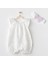 Andywawa AC25573 Magical Butterfly Müslin Bebek Tulum Takım White 1