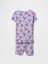 Bebek Mor Çilek Desenli Pijama Takımı 3