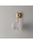 Sedef Gold Kasa Beyaz Camlı Tekli Aplik ( Pilli Değildir) 1