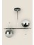 Çello Modern Tasarım Metal Krom Renk Cafe - Salon - Mutfak – Yatak Odası – LED 2'li Avize 3