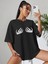 Baskılı T-Shirt - Siyah 3