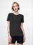 Kadın Siyah Gapfit Breathe T-Shirt 1