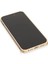 Apple iPhone 14 Pro Kılıf Metal Bumper Magneticsafe Kapak - Gold Gnzrz 1