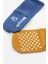 Bistyle Basic Kaymaz Penye Soket Çorap 3'lü BS10106 Indigo Ekru Hardal 4