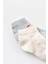 Bibaby Biorganic Cat 2'li Yaş Patik Çorap 68427 Ekru Gri 2