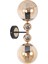 Misket Siyah Gold 2 Bal Camlı Aplik 4