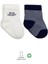 Bistyle Big Heart Penye Soket Çorap 2'li BS10117 Lacivert 1