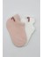 Bistyle 2'li Sneakers Smile Penye Çorap BS20106 Pembe Ekru 4