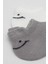 Bistyle 2'li Sneakers Smile Penye Çorap BS20106 Gri Ekru 3