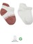 Bistyle 2'li Penye Sneakers Çorap BS20105 Ekru Pudra 1