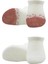 Bistyle 2'li Penye Sneakers Çorap BS20105 Ekru Pudra 2