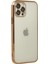 Apple iPhone 12 Pro Max Kılıf Razer Lensli Silikon - Gold Gnzrz 1