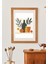 Modern Boho Natürmort Duvar Sanatı – Sıcak Nötr Mutfak Poster – Zeytin Yaprakları ve Meyve Tablo 2