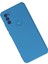 General Mobile Gm 21 Plus Kılıf Nano Içi Kadife Silikon - Mavi Gnzrz 1