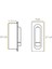 Yatak Başı Gömme Okuma Apliği Dahili Switch Anahtar Ile Günışığı Samsung Ledli 2
