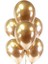 - 50 Adet Krom (Aynalı Çok Parlak ) Balon Gold Glstd 1