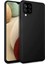 Samsung Galaxy A12 Kılıf First Silikon - Siyah Gnzrz 1