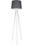 Lambader Ahşap 3 Ayaklı Tripod Abajur Konik Kumaş Füme Beyaz L335 1