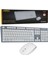 Everest KM-6063 Beyaz/gri Kablosuz Q Multımedya Klavye+Mouse Set (4887) 1