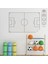Statik Kağıt Futbol Taktik Tahtası 70 cm x 100 cm Glstd 1