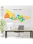 Statik Kağıt Istanbul Haritası 72 cm x 135 cm Glstd 1