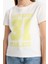 Kız Çocuk Slim Fit Dar Kesim Bisiklet Yaka Baskılı Kısa Kollu Tişört E5897A825SM 5