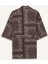 Regular Fit Desenli Kuşaklı Pamuklu Kimono-Fall in Love D0453AX25SP 3