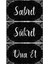 Sabret- Şükret- Dua Et Tablo - Poster Dini (Model- 18) 40 cm x 70 cm Renk Lacivet Glstd 3