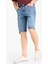 Regular Fit Jean Bermuda Şort E5983AX25SM 5