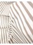 Pamuklu Dokuma Kahve Beyaz Boyuna Çizgili En: 140 5