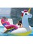 Unicorn Tek Boynuzlu Tutamaçlı Mega Boy Ada Binici At Havuz, Deniz 201cm X 140cm X 97cm Pompa, Yama 4